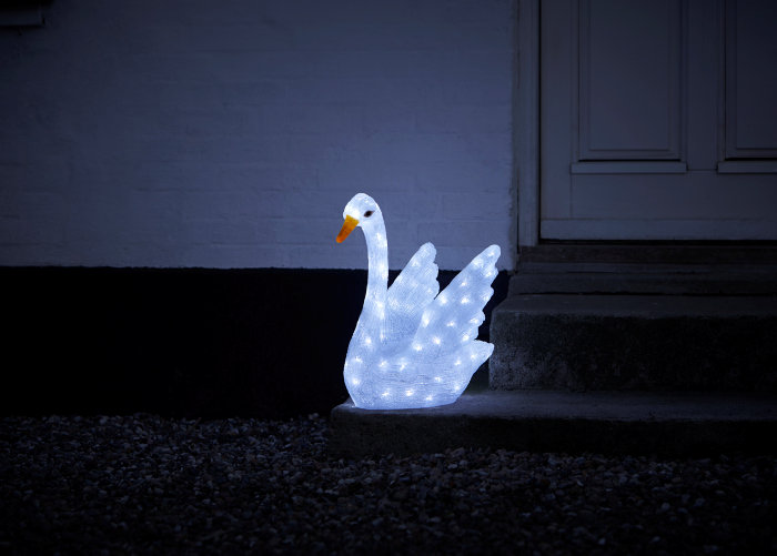 Svane akryl 80 LED H49 cm